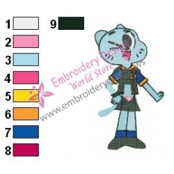 The Amazing World of Gumball Embroidery Design